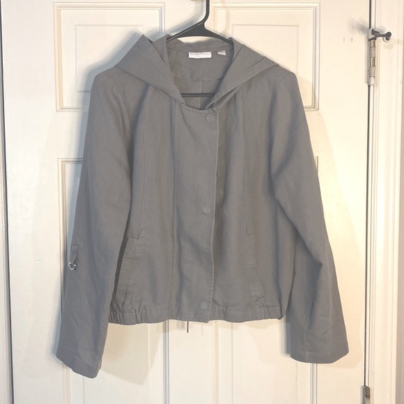 New York & Company Gray Linen Jacket - Picture 1 of 10